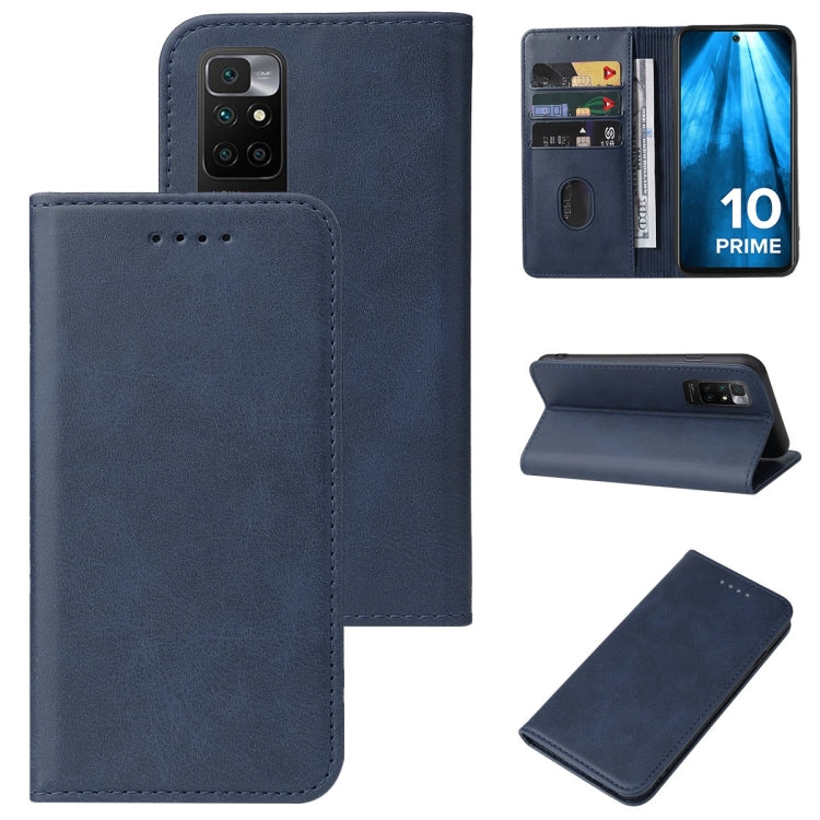 For Xiaomi Redmi 10 Prime 2022 Magnetic Closure Leather Phone Case