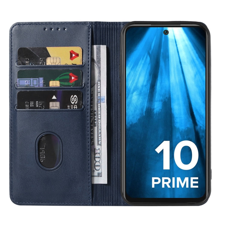 For Xiaomi Redmi 10 Prime 2022 Magnetic Closure Leather Phone Case