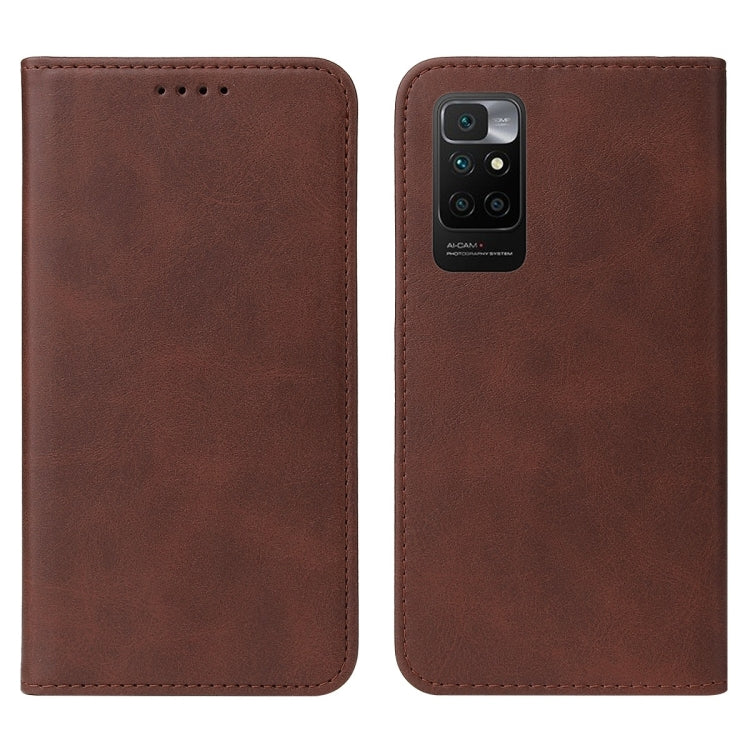 For Xiaomi Redmi 10 Prime 2022 Magnetic Closure Leather Phone Case