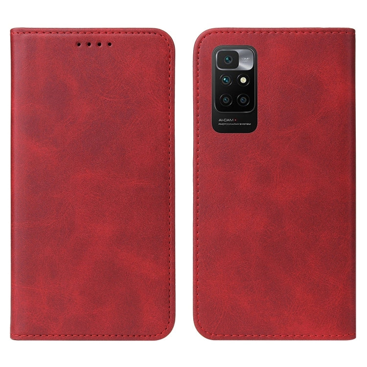 For Xiaomi Redmi 10 Prime 2022 Magnetic Closure Leather Phone Case