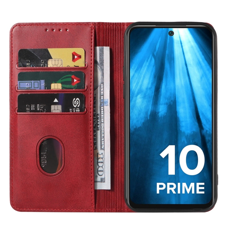 For Xiaomi Redmi 10 Prime 2022 Magnetic Closure Leather Phone Case