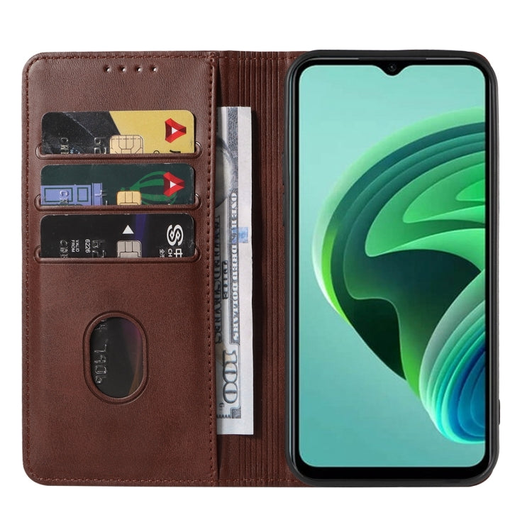 For Xiaomi Redmi 10 Prime+ 5G Magnetic Closure Leather Phone Case