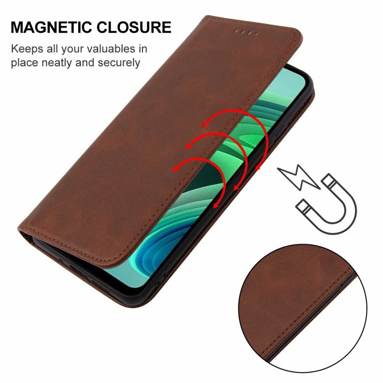 For Xiaomi Redmi 10 Prime+ 5G Magnetic Closure Leather Phone Case