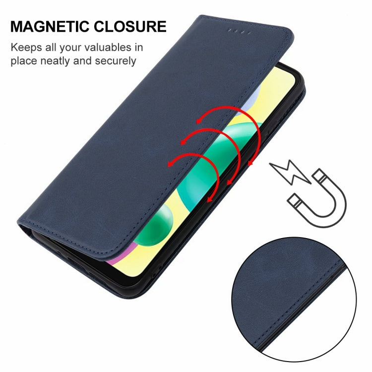 For Xiaomi Redmi 10A Magnetic Closure Leather Phone Case