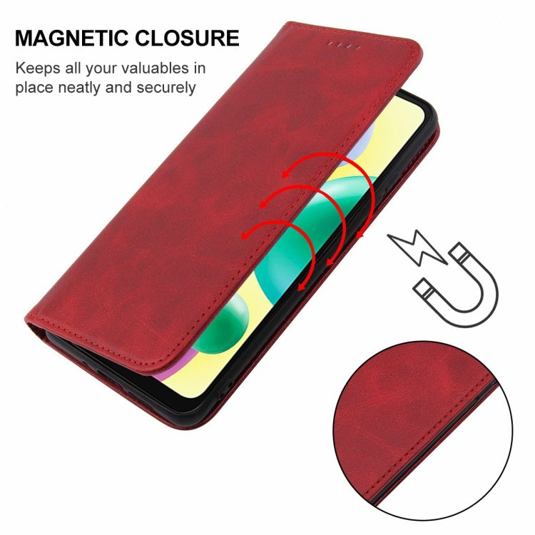 For Xiaomi Redmi 10A Magnetic Closure Leather Phone Case