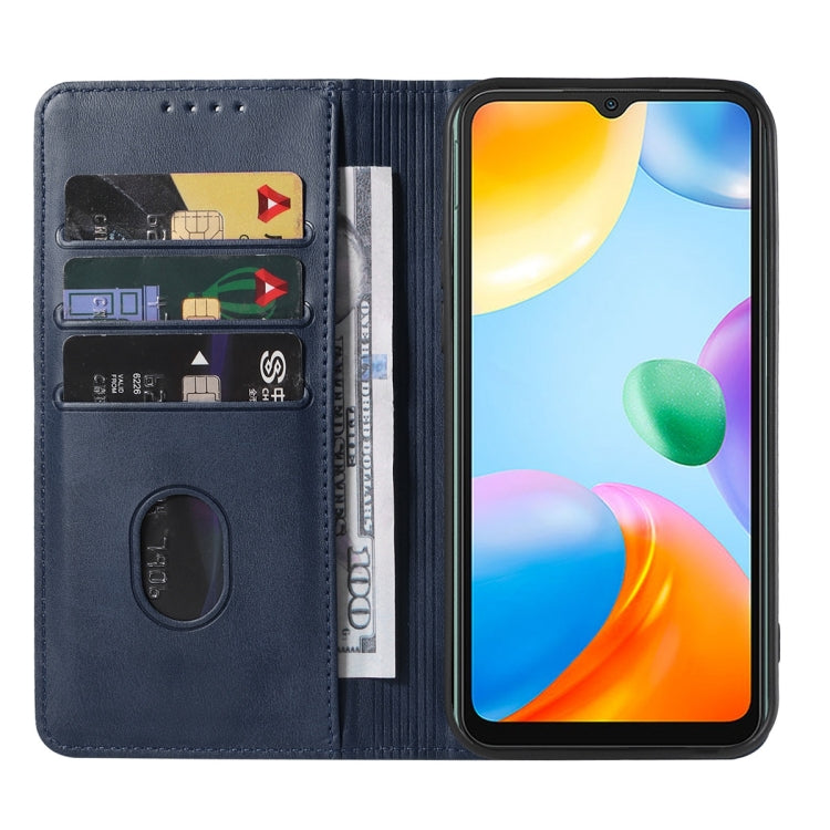 For Xiaomi Redmi 10C Magnetic Closure Leather Phone Case