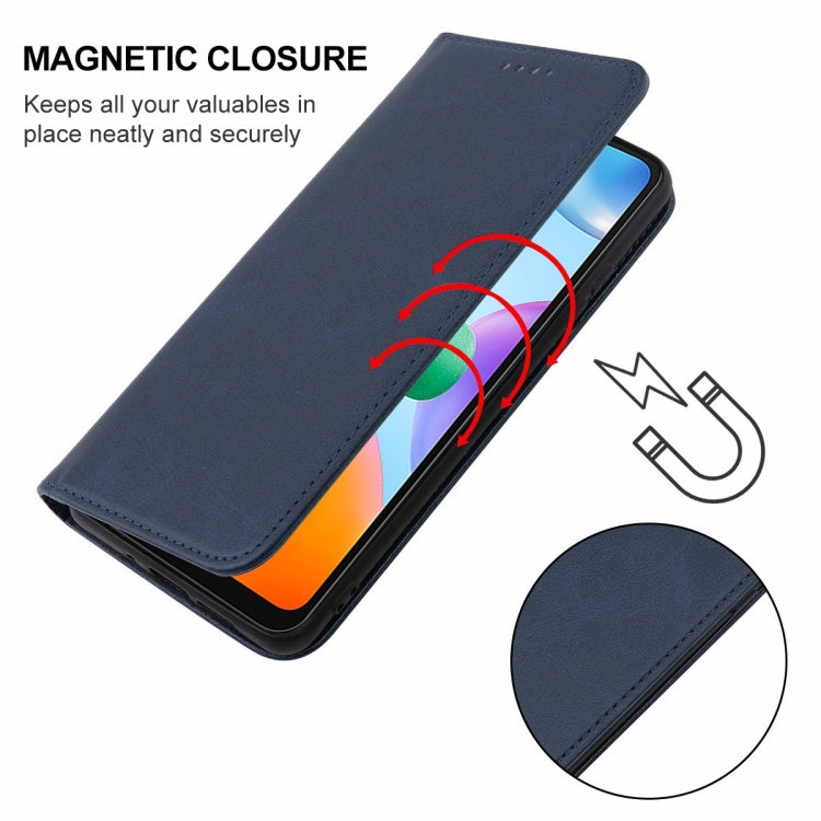 For Xiaomi Redmi 10C Magnetic Closure Leather Phone Case