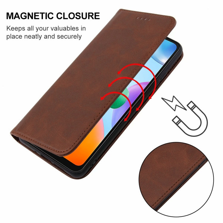 For Xiaomi Redmi 10C Magnetic Closure Leather Phone Case