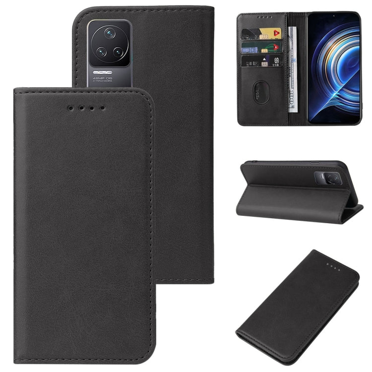 For Xiaomi Redmi K50 Magnetic Closure Leather Phone Case