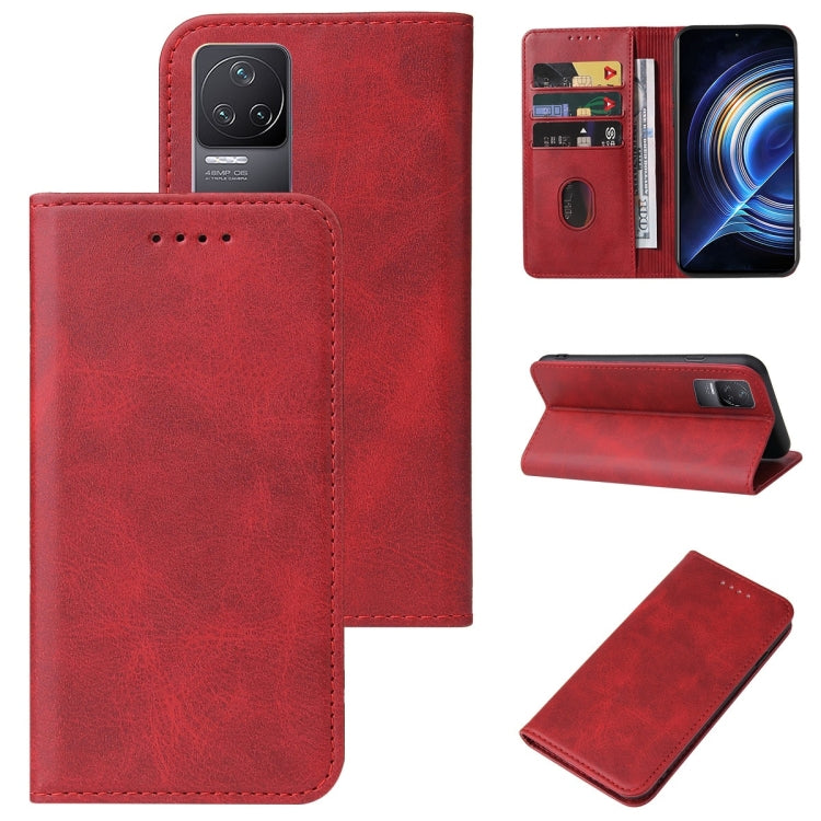For Xiaomi Redmi K50 Magnetic Closure Leather Phone Case