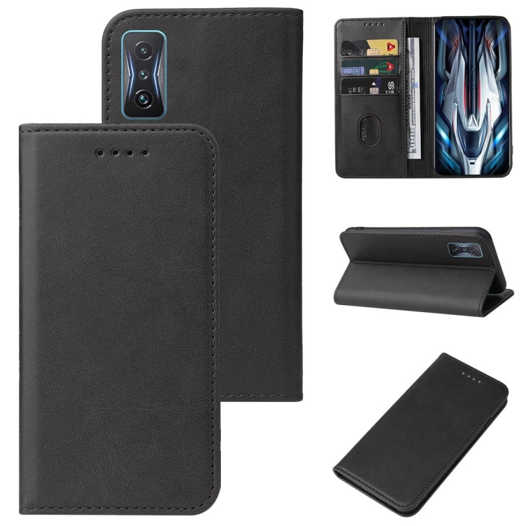 For Xiaomi Redmi K50 Gaming Magnetic Closure Leather Phone Case