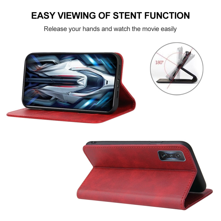 For Xiaomi Redmi K50 Gaming Magnetic Closure Leather Phone Case