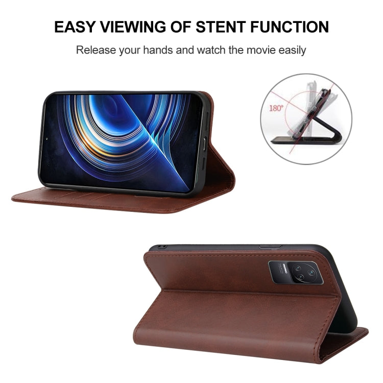 For Xiaomi Redmi K50 Pro Magnetic Closure Leather Phone Case