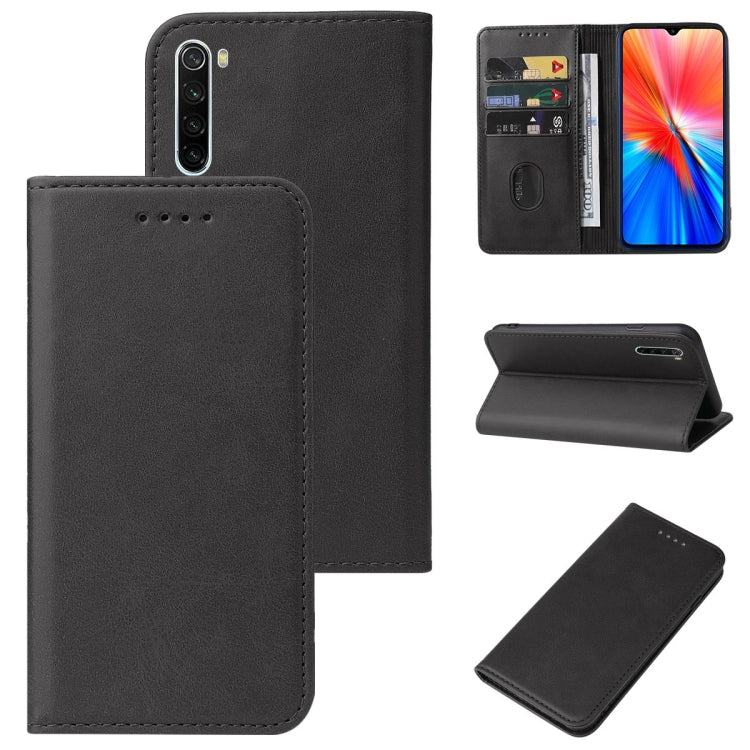 For Xiaomi Redmi Note 8 2021 Magnetic Closure Leather Phone Case