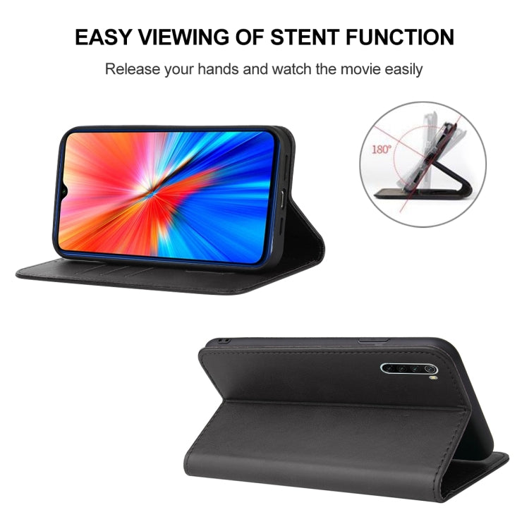 For Xiaomi Redmi Note 8 2021 Magnetic Closure Leather Phone Case
