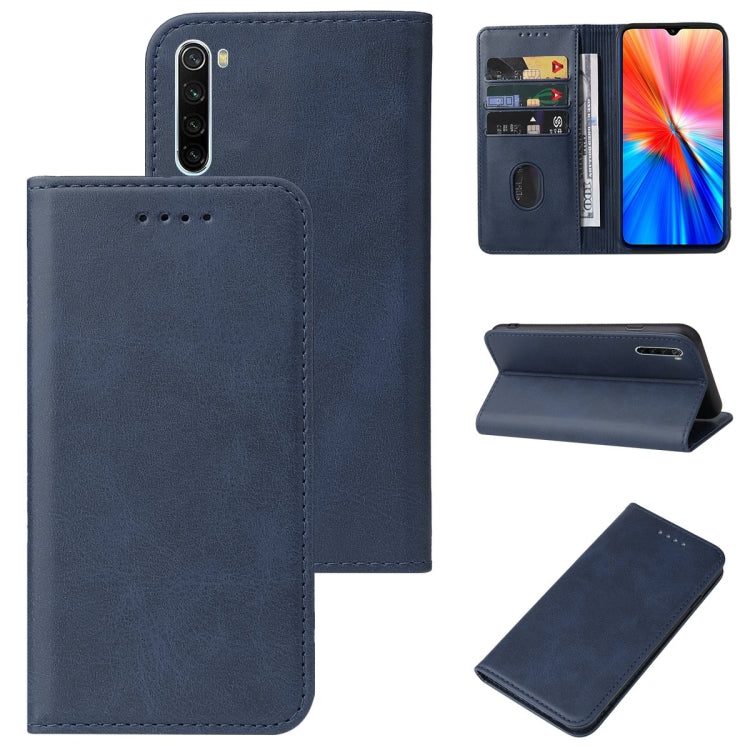 For Xiaomi Redmi Note 8 2021 Magnetic Closure Leather Phone Case