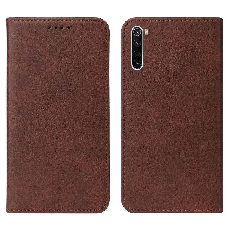 For Xiaomi Redmi Note 8 2021 Magnetic Closure Leather Phone Case