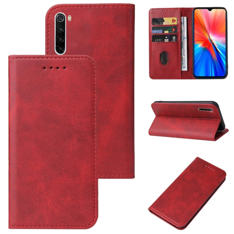 For Xiaomi Redmi Note 8 2021 Magnetic Closure Leather Phone Case
