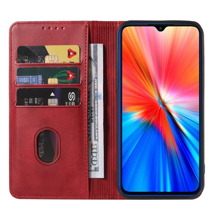 For Xiaomi Redmi Note 8 2021 Magnetic Closure Leather Phone Case