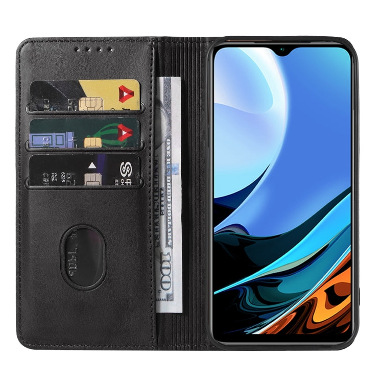 For Xiaomi Redmi 9 Power India Magnetic Closure Leather Phone Case
