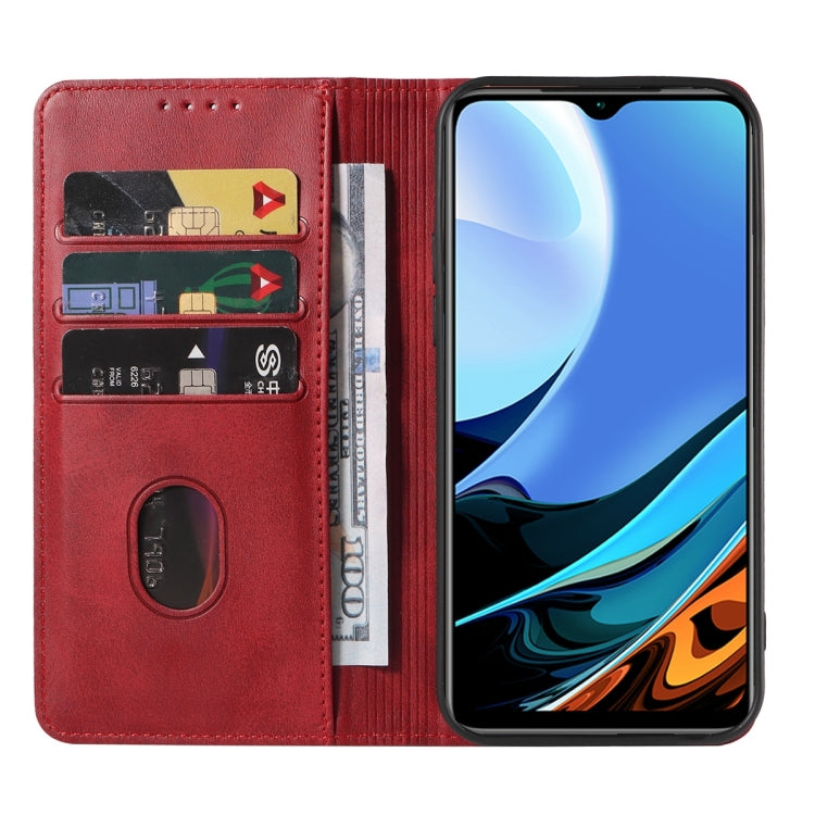 For Xiaomi Redmi 9 Power India Magnetic Closure Leather Phone Case