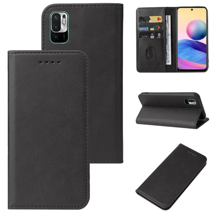 For Xiaomi Redmi Note 10 JE Magnetic Closure Leather Phone Case