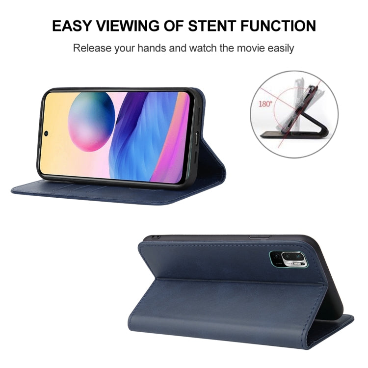 For Xiaomi Redmi Note 10 JE Magnetic Closure Leather Phone Case