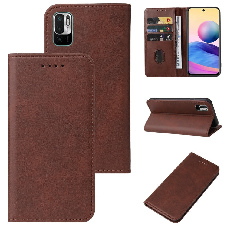 For Xiaomi Redmi Note 10 JE Magnetic Closure Leather Phone Case