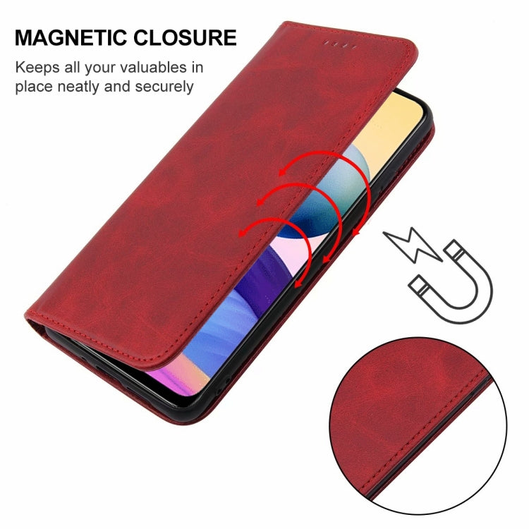 For Xiaomi Redmi Note 10 JE Magnetic Closure Leather Phone Case