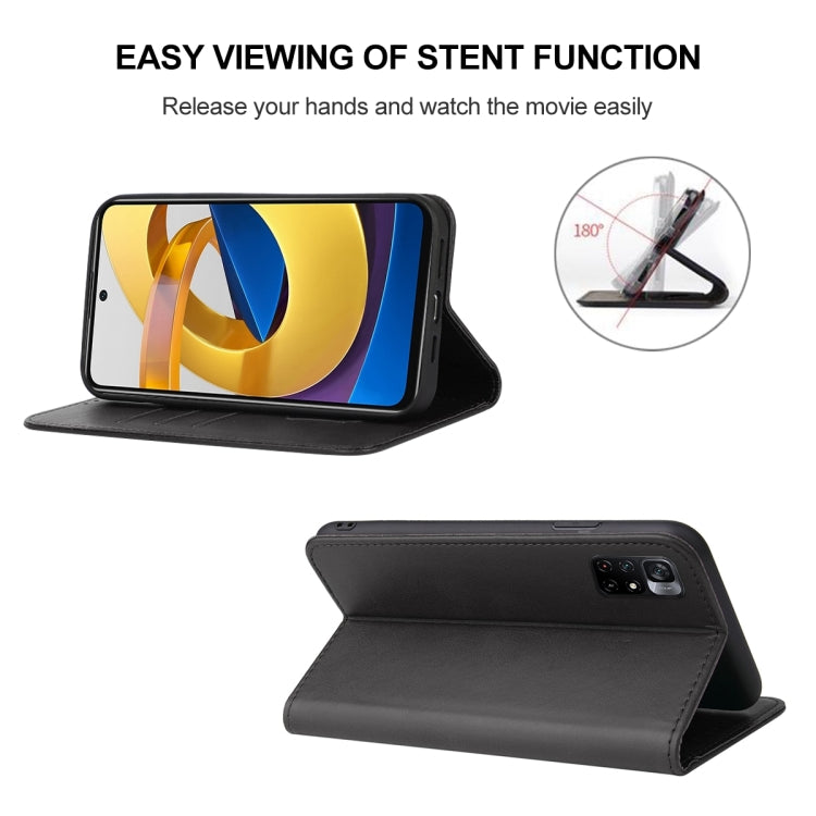 For Xiaomi Redmi Note 11 5G Magnetic Closure Leather Phone Case