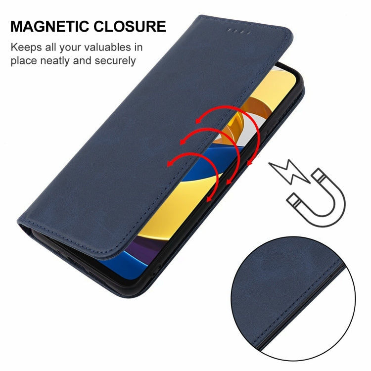 For Xiaomi Redmi Note 11 5G Magnetic Closure Leather Phone Case
