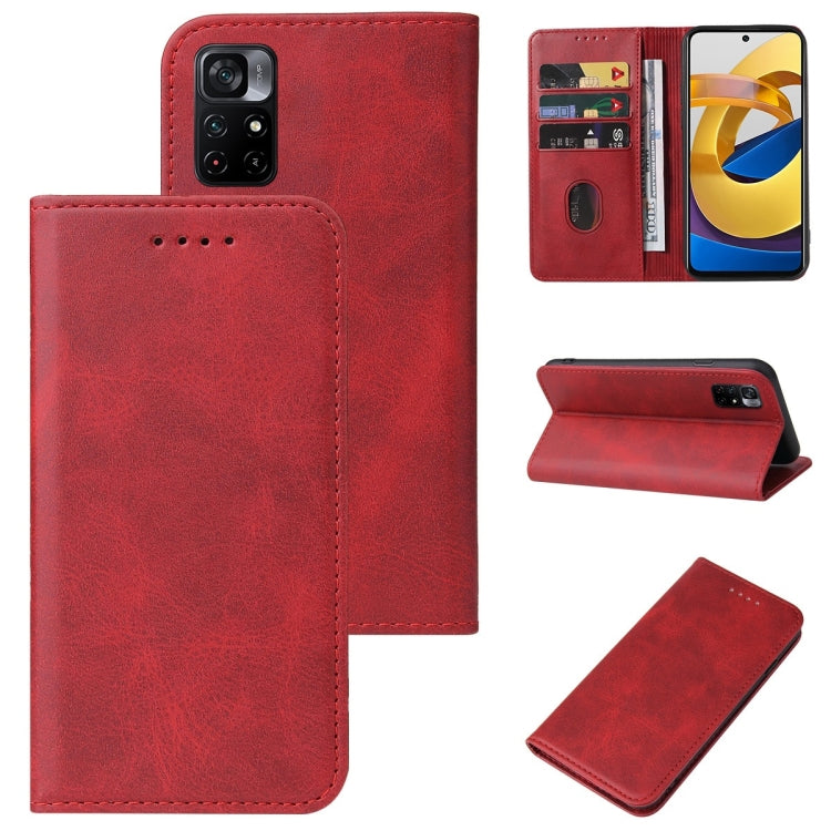 For Xiaomi Redmi Note 11 5G Magnetic Closure Leather Phone Case