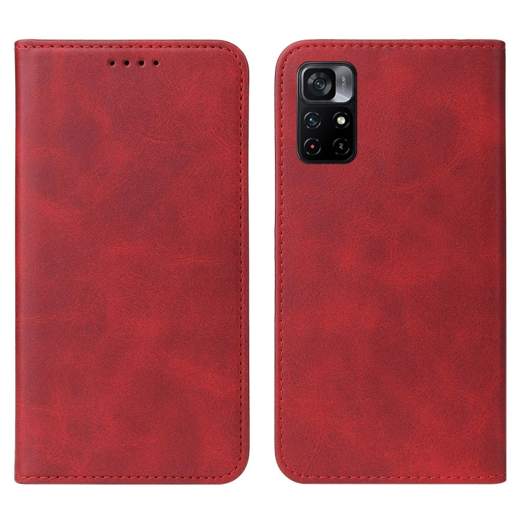 For Xiaomi Redmi Note 11 5G Magnetic Closure Leather Phone Case