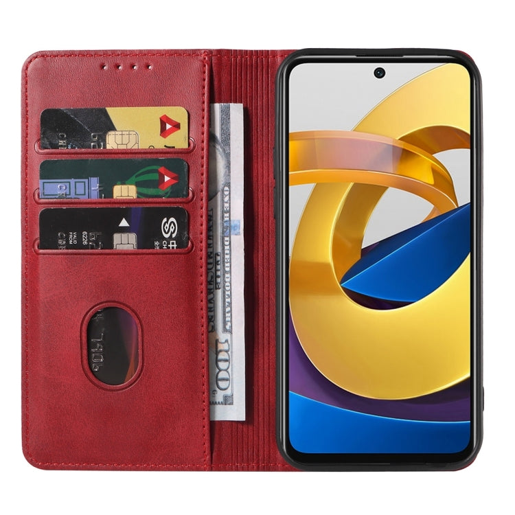 For Xiaomi Redmi Note 11 5G Magnetic Closure Leather Phone Case