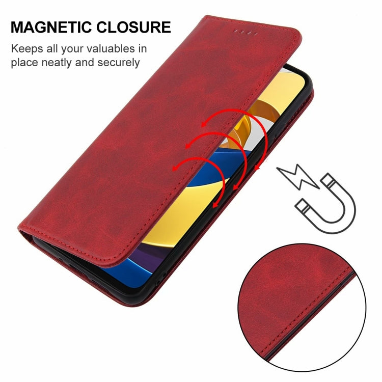 For Xiaomi Redmi Note 11 5G Magnetic Closure Leather Phone Case