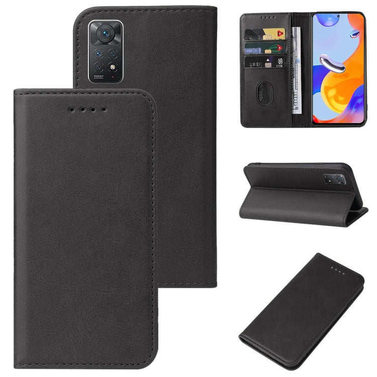 For Xiaomi Redmi Note 11 Pro Magnetic Closure Leather Phone Case
