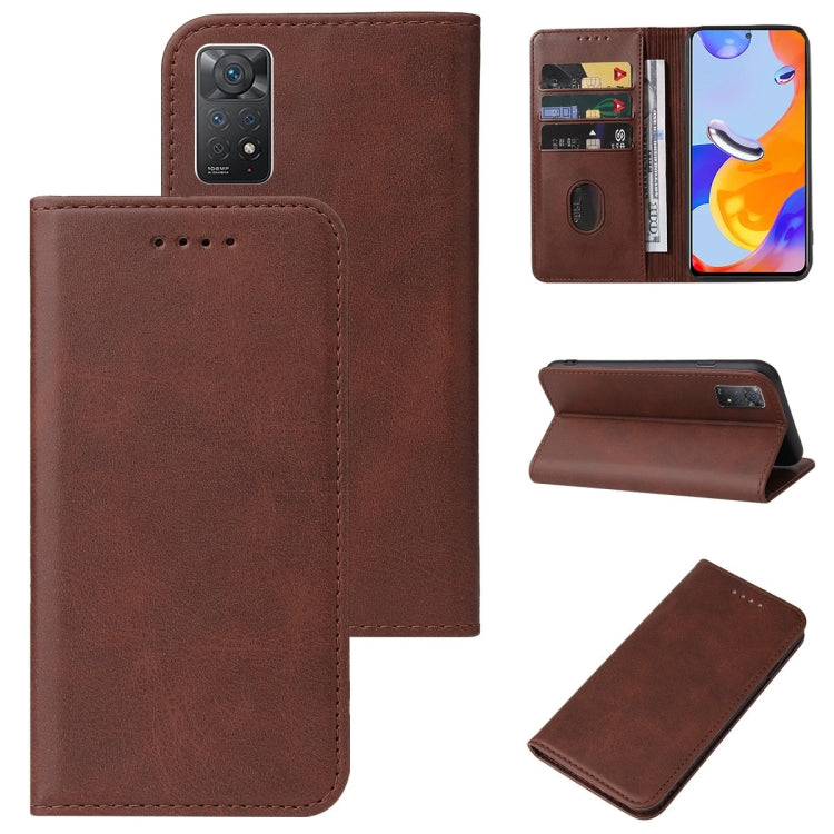 For Xiaomi Redmi Note 11 Pro Magnetic Closure Leather Phone Case