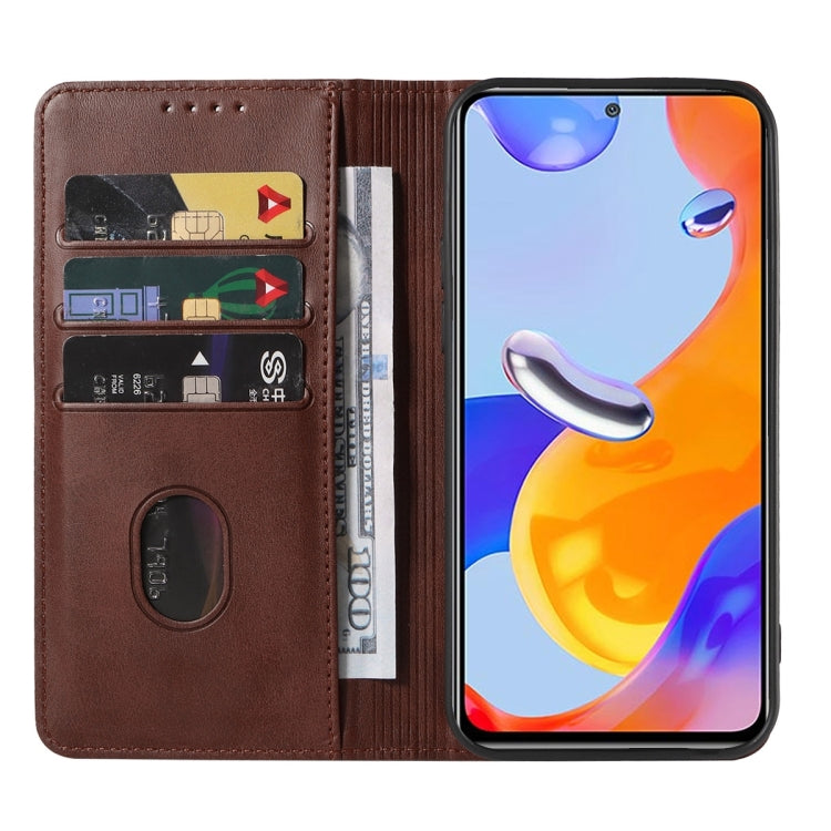 For Xiaomi Redmi Note 11 Pro Magnetic Closure Leather Phone Case