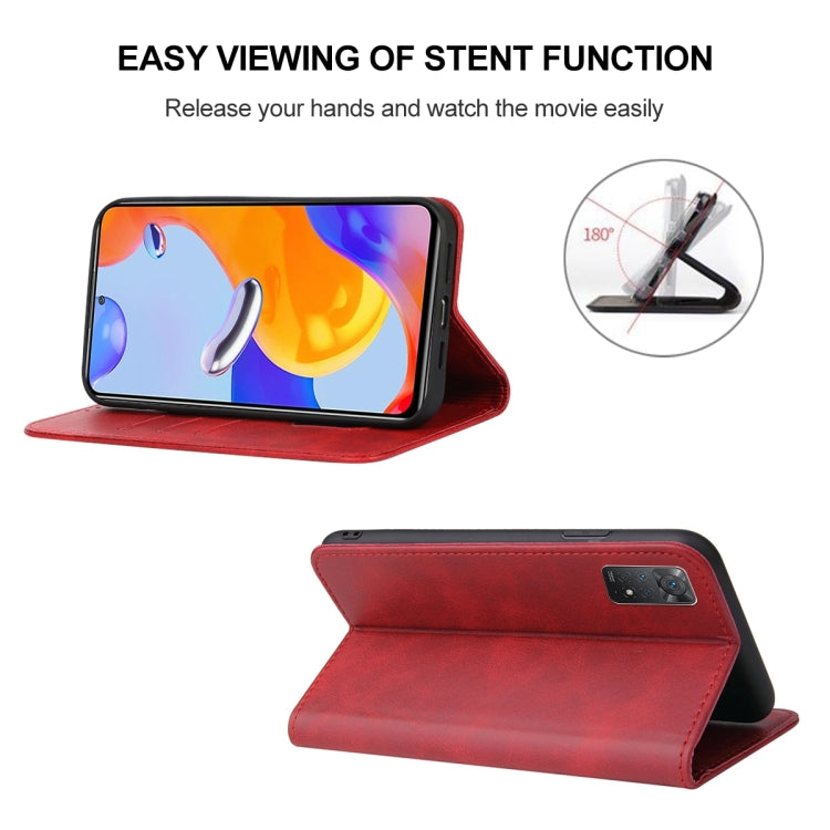 For Xiaomi Redmi Note 11 Pro Magnetic Closure Leather Phone Case