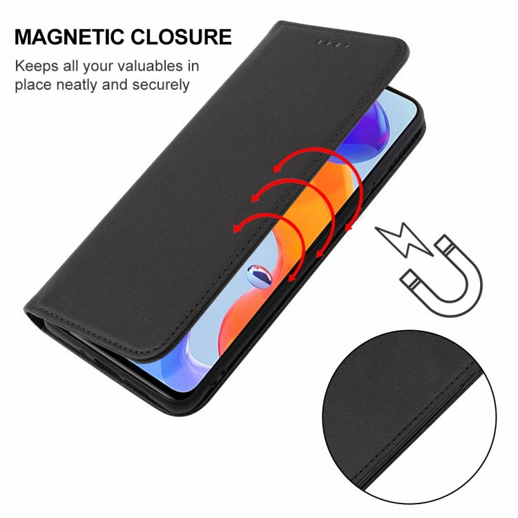 For Xiaomi Redmi Note 11 Pro 5G Magnetic Closure Leather Phone Case