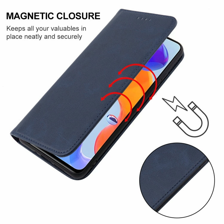 For Xiaomi Redmi Note 11 Pro 5G Magnetic Closure Leather Phone Case