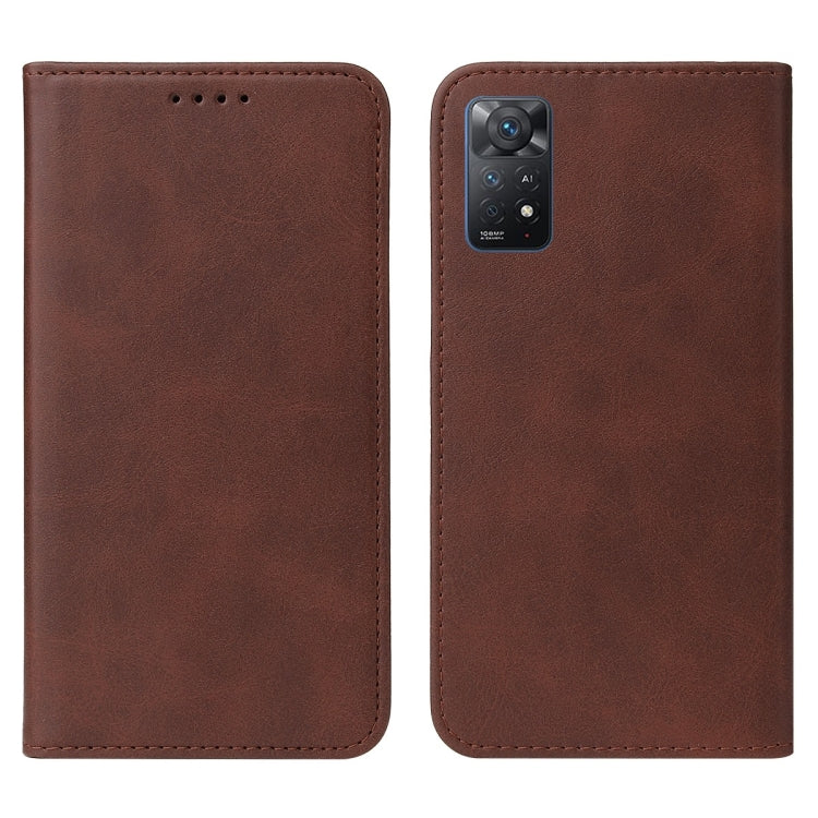 For Xiaomi Redmi Note 11 Pro 5G Magnetic Closure Leather Phone Case