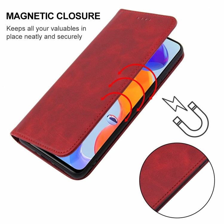For Xiaomi Redmi Note 11 Pro 5G Magnetic Closure Leather Phone Case