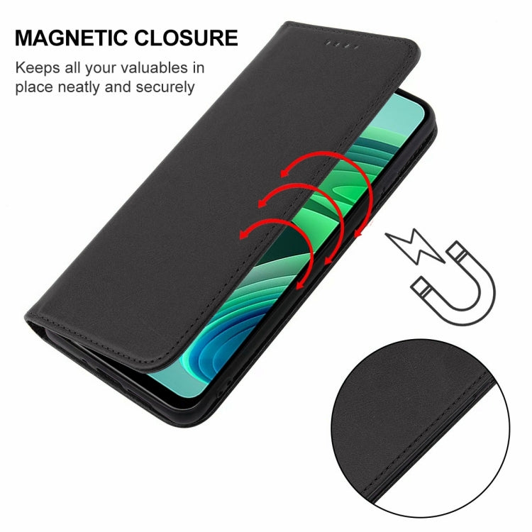 For Xiaomi Redmi Note 11E Magnetic Closure Leather Phone Case