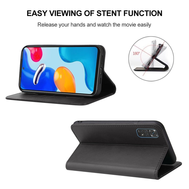 For Xiaomi Redmi Note 11S Magnetic Closure Leather Phone Case