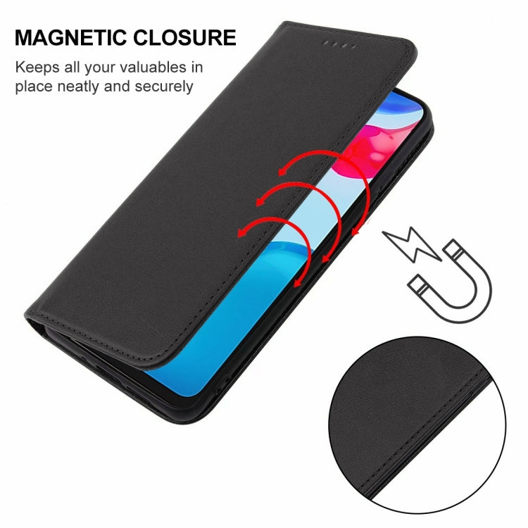 For Xiaomi Redmi Note 11S Magnetic Closure Leather Phone Case