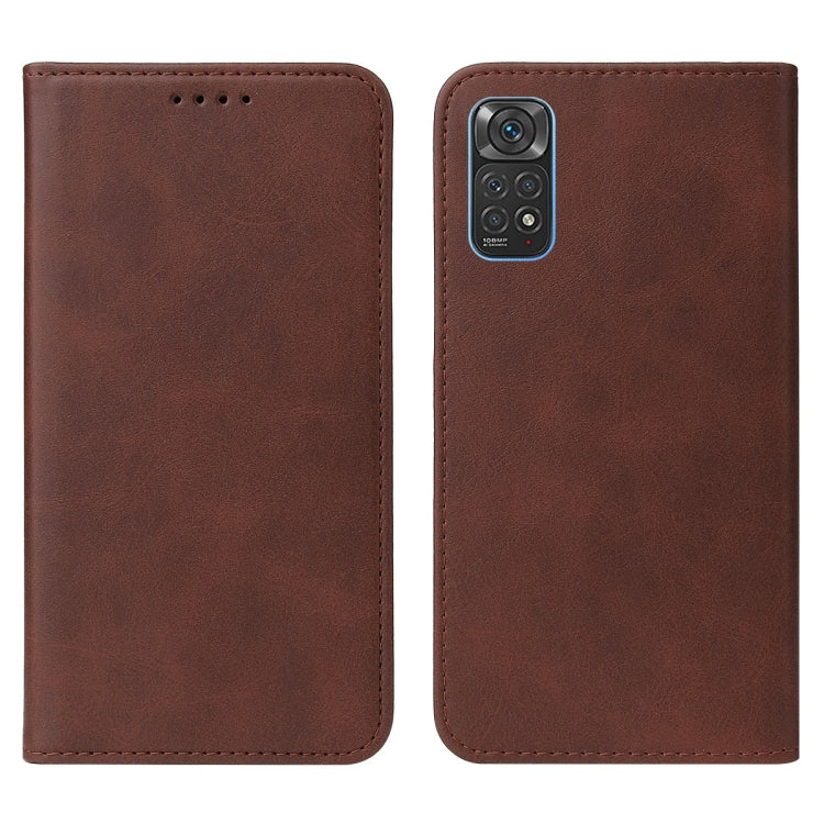 For Xiaomi Redmi Note 11S Magnetic Closure Leather Phone Case