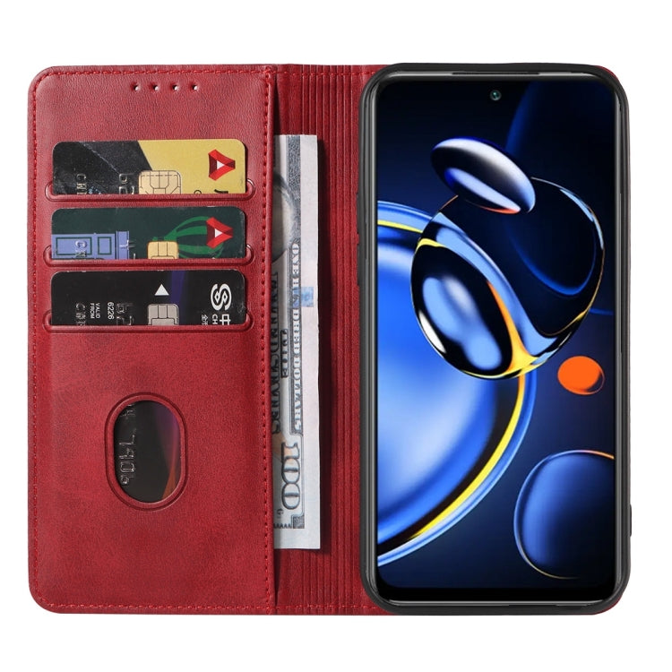 For Xiaomi Redmi Note 11 SE Magnetic Closure Leather Phone Case