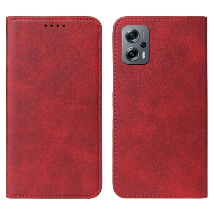 For Xiaomi Redmi Note 11T Pro+ Magnetic Closure Leather Phone Case