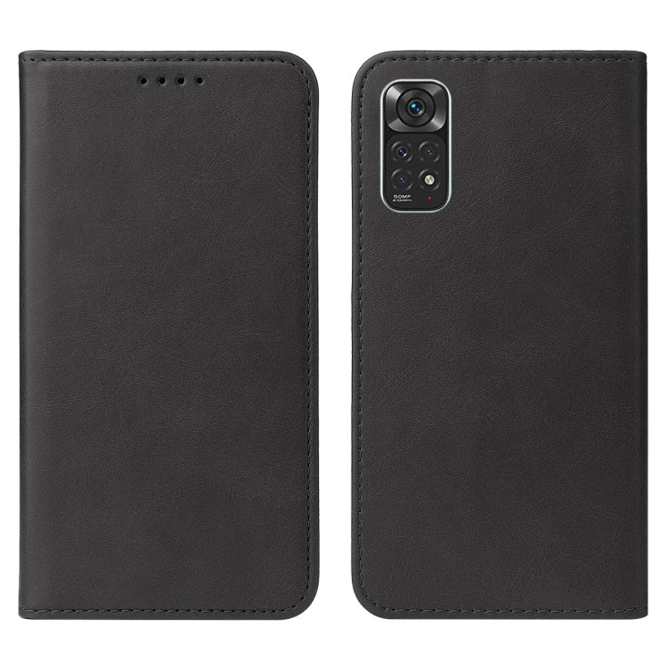 For Xiaomi Redmi Note 11 Global Magnetic Closure Leather Phone Case